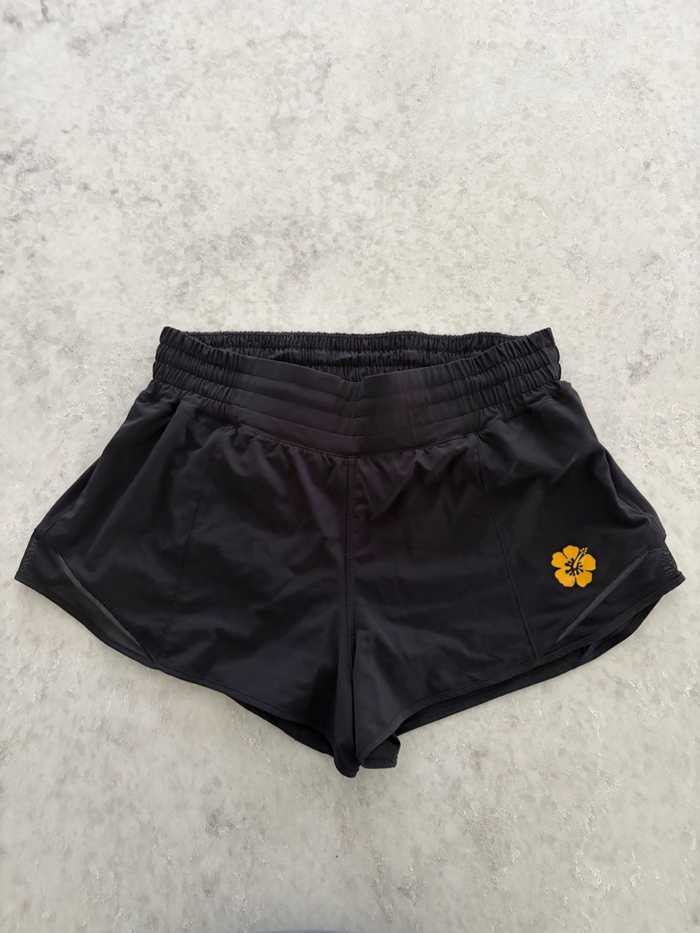Lululemon Hawaii Hibiscus Flower Hotty Hot Shorts - Size 8 Rare